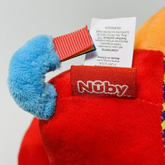 Nuby Teething Buddies Comfort Teether Teeth Baby Toy Plush Elephant Grabber Kid - Picture 11 of 12